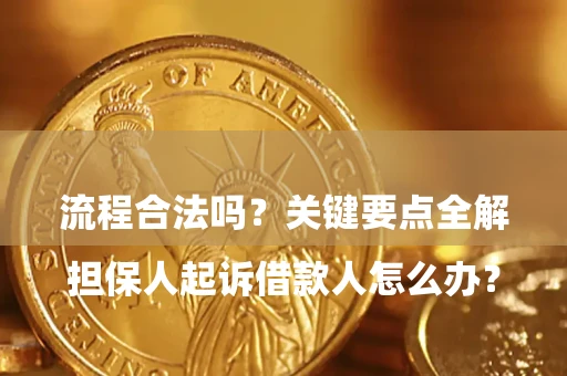 济南

担保人起诉借款人怎么办？流程合法吗？关键要点全解析